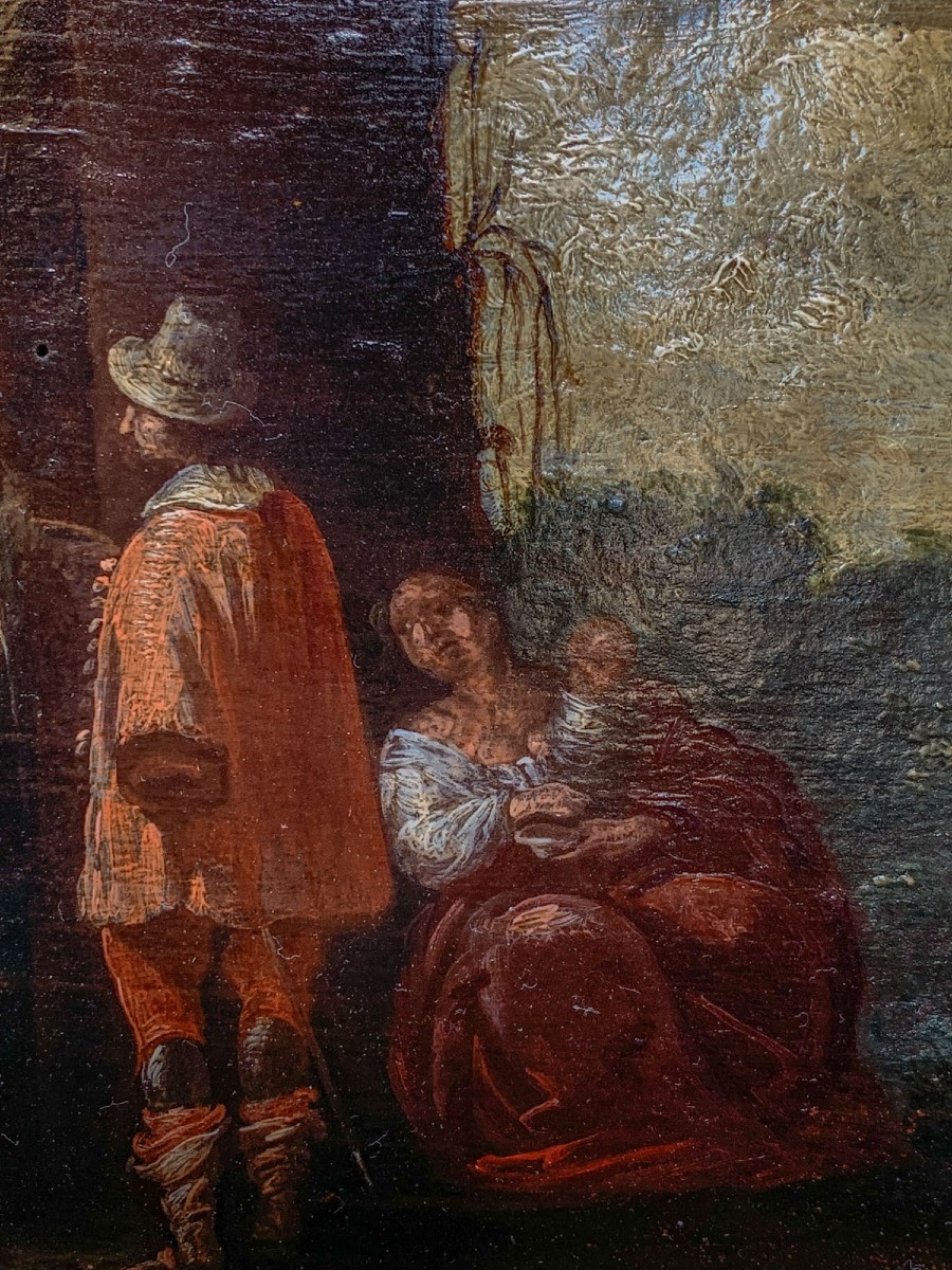 Gentleman With Sword In A Blacksmith’s Forge. Italy, First Half Of The 17th Century-photo-3