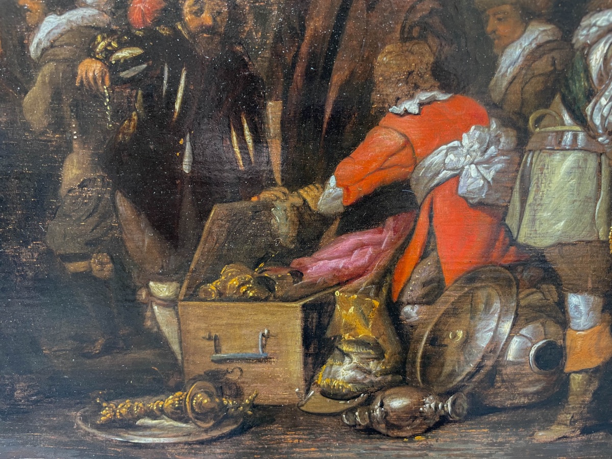 Brigands With The Spoils Dutch School, Circa 1670–1720-photo-2