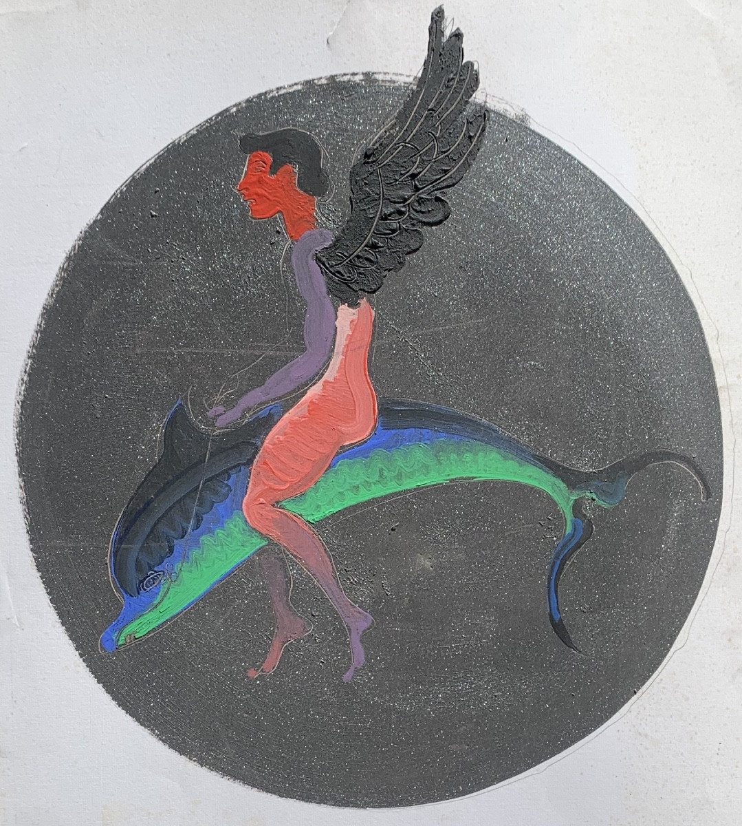 Marco Silombria – Eros On A Dolphin, From The “dionysian” Series 