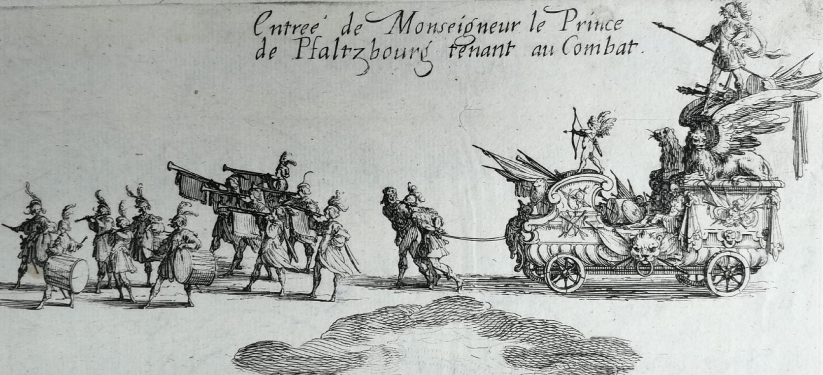Jacques Callot, Entrée du Prince de Pfaltzbourg, spectacle de cour à Nancy, 1627 -photo-2