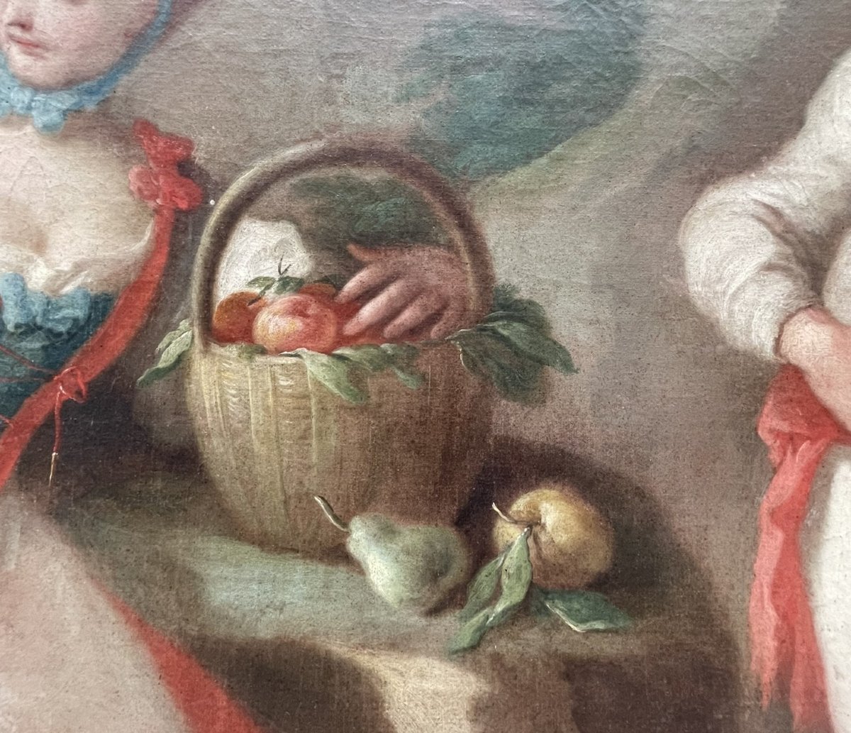 Pastoral Scene With A Figure In Oriental Costume. Neapolitan School, Pietro Bardellino, Ca 1760-photo-2