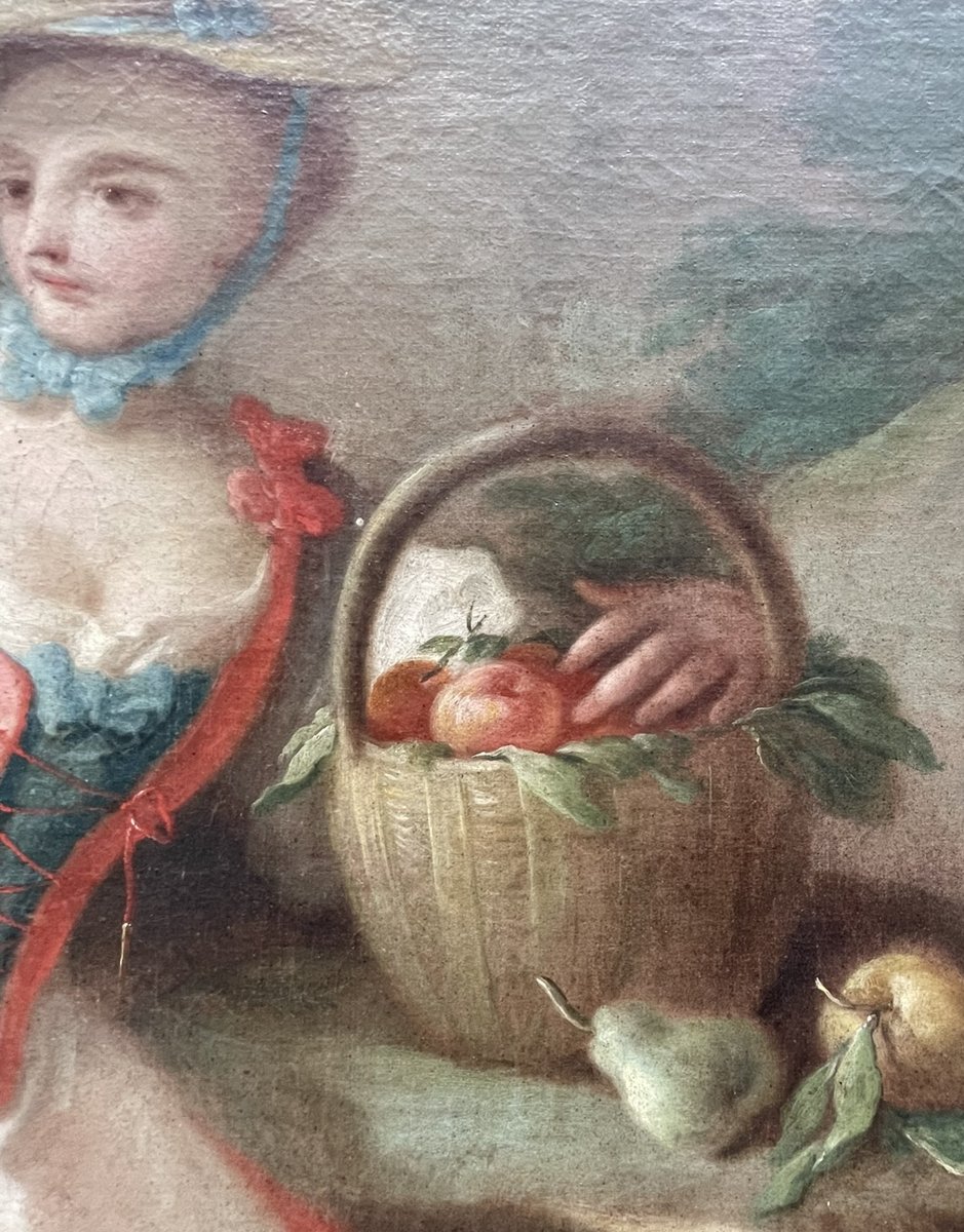 Pastoral Scene With A Figure In Oriental Costume. Neapolitan School, Pietro Bardellino, Ca 1760-photo-5