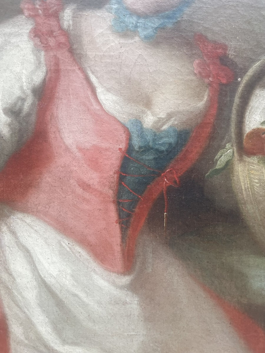 Pastoral Scene With A Figure In Oriental Costume. Neapolitan School, Pietro Bardellino, Ca 1760-photo-7