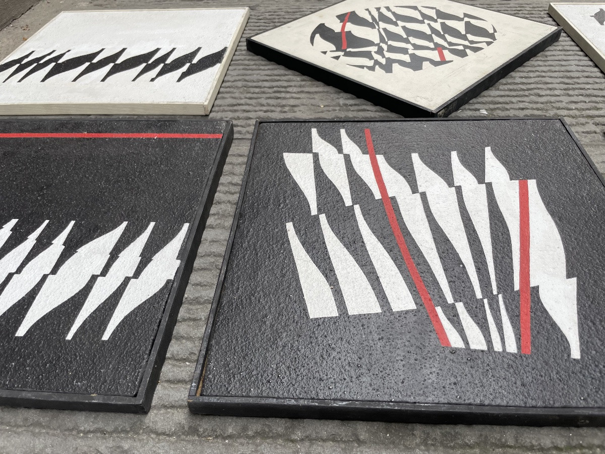 Optical Abstraction By Enrico Sirello, 1974 – Italian Arte Programmata Movement-photo-1