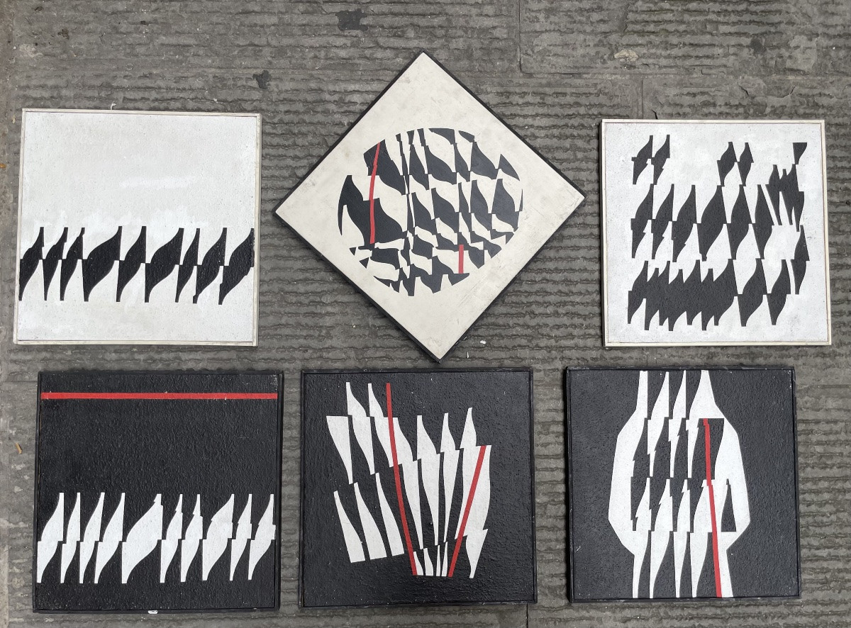 Optical Abstraction By Enrico Sirello, 1974 – Italian Arte Programmata Movement-photo-2