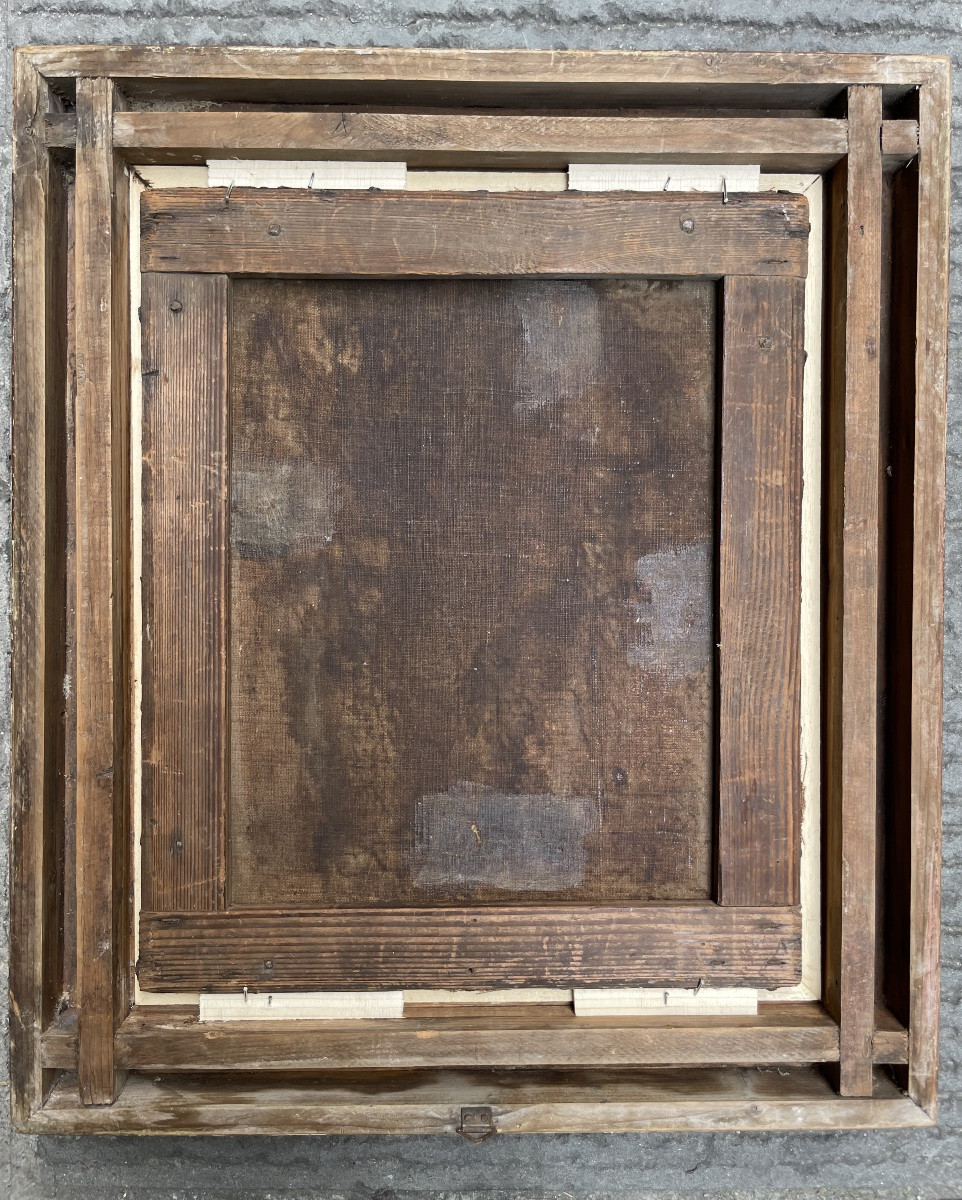 Étude de tête d’un jeune homme, France vers 1820–1840, milieu académique romantique -photo-1