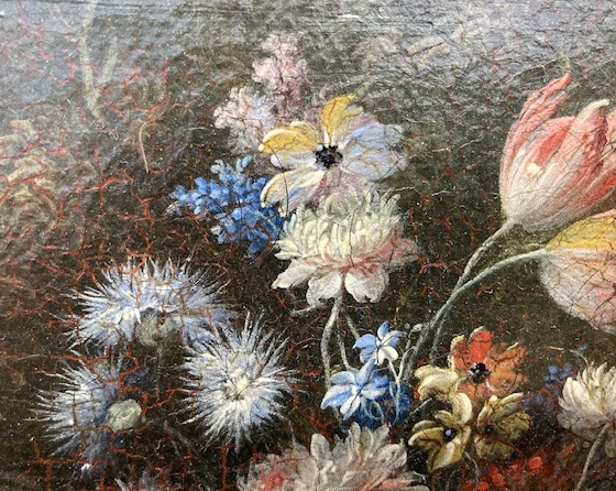 Gaspare Lopez, Attrib. Still Life With Large Vase And Cascade Of Flowers In A Garden, Ca. 1720-photo-6