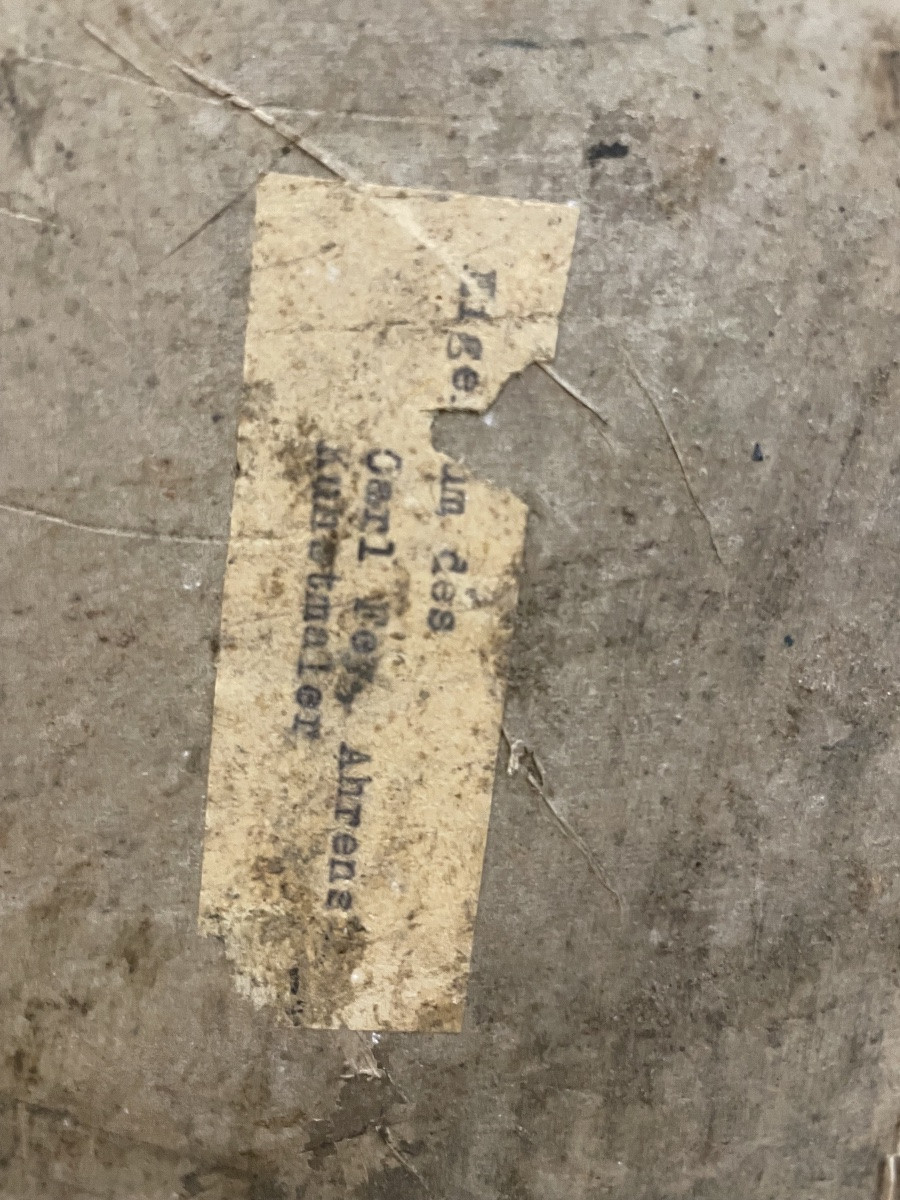 Carl Otto Fey – Decorative Ceiling Project With Allegorical Scene, Watercolor On Paper  -photo-1