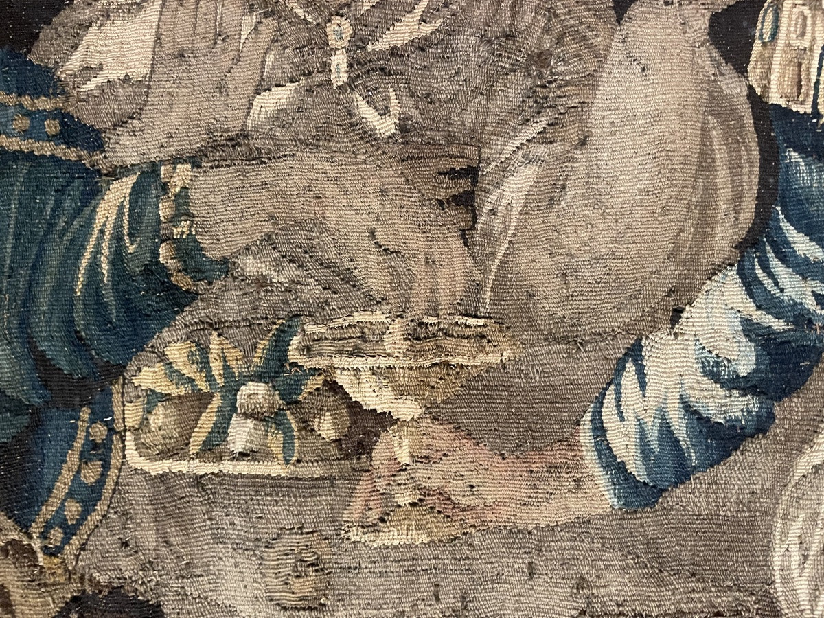 Tapisserie d’Aubusson représentant le Banquet de Cléopâtre et l’oreille de perle. Cm 240 x 200-photo-5