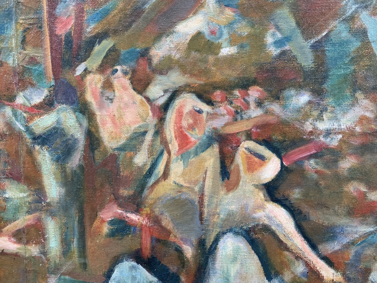 Tin Florias, Danza Di Corfù, Artista Greco Del XX Secolo Tra Grecia E Parigi  Danza Di Corfù  -photo-2