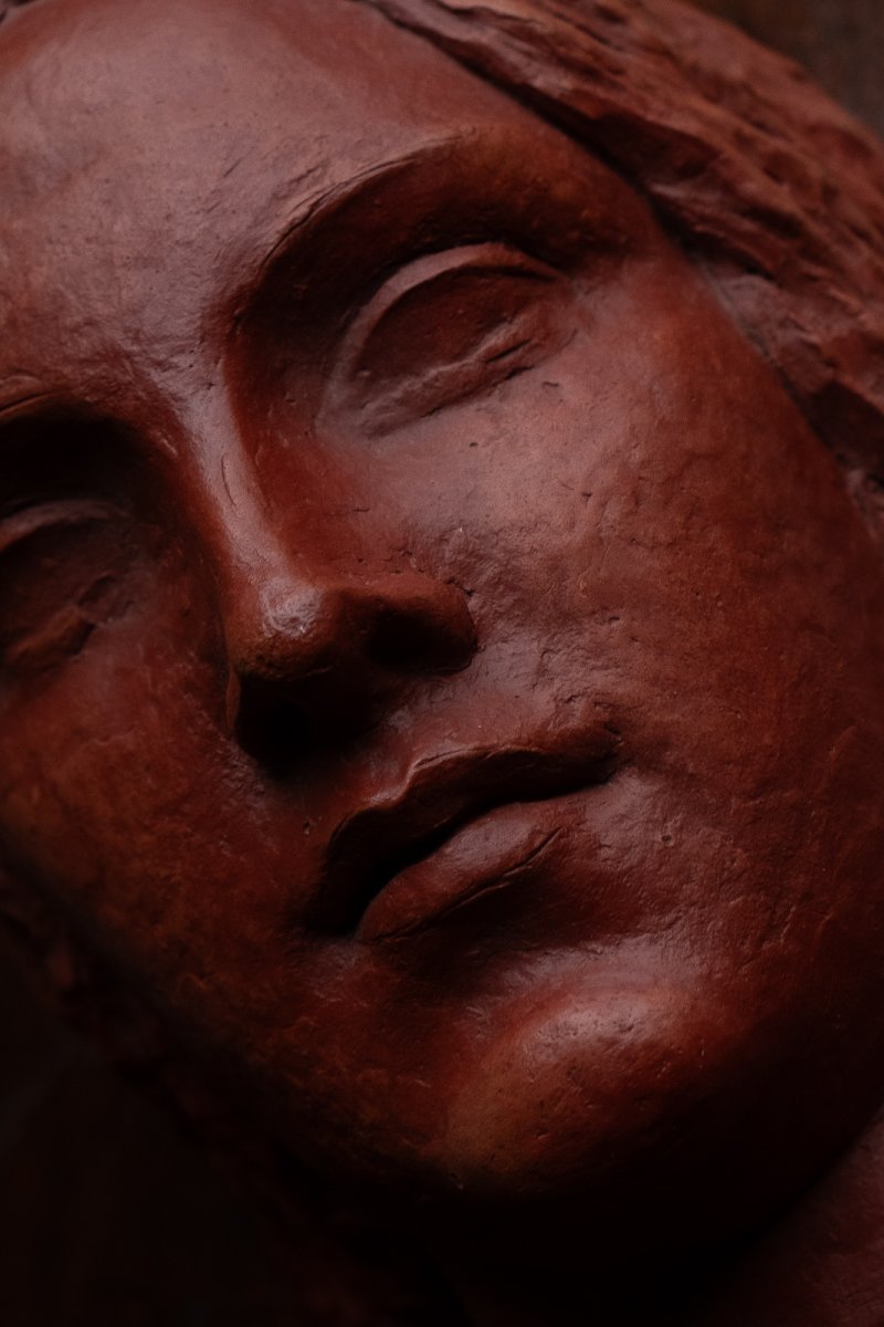 Giorgio Rossi Woman’s Face, Circa 1930–1940 Terracotta Height: 32 Cm Signed-photo-4