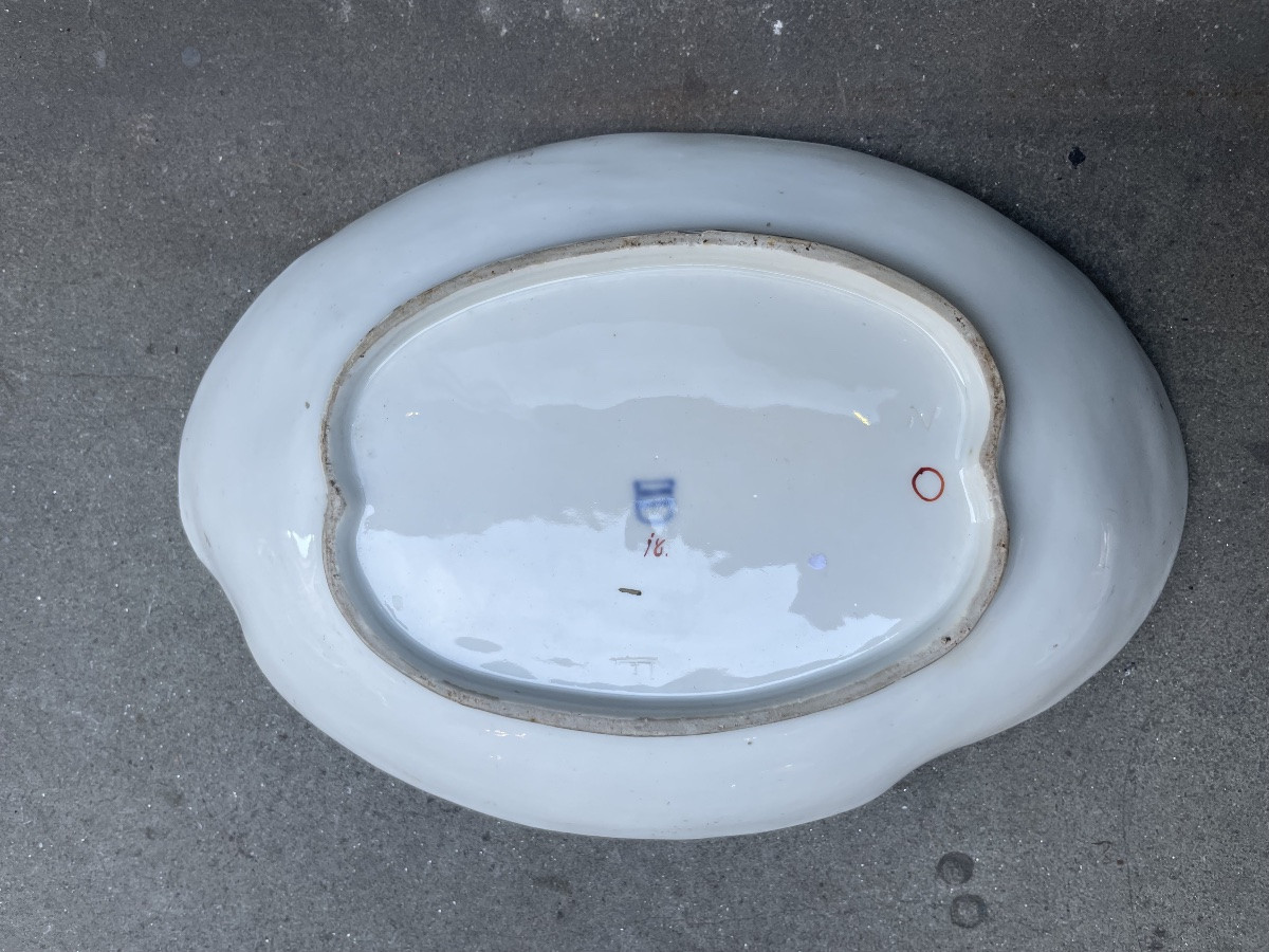 Shell-shaped Tray In Vienna Porcelain, Plastic Period 1749–1782, 18th Century-photo-4