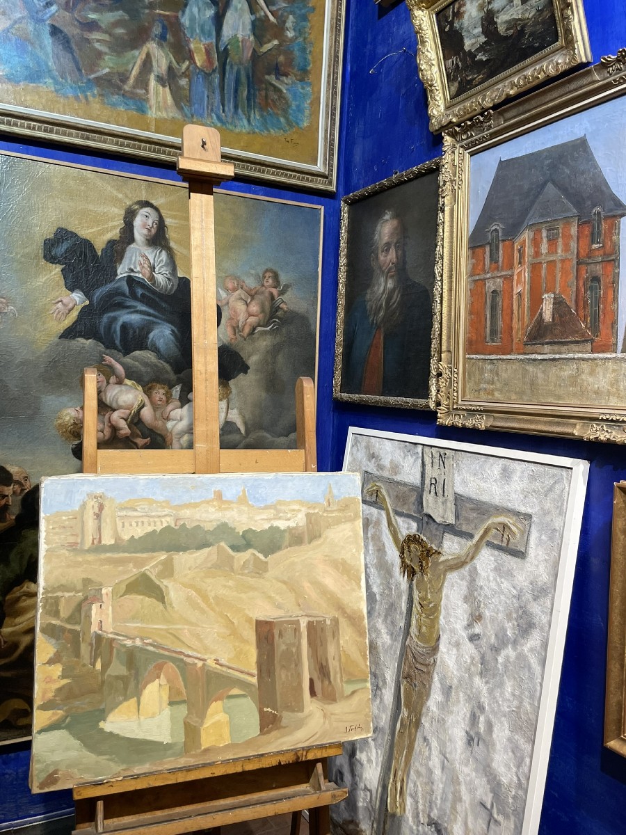 View Of Toledo, Spain – Bridge Over The Tagus (puente De San Martín), Circa 1935–1936-photo-4