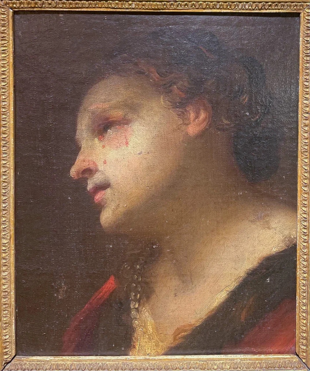 Female Figure With Tears Of Blood – Northern Italian School, Circa 1650–1680 -photo-2