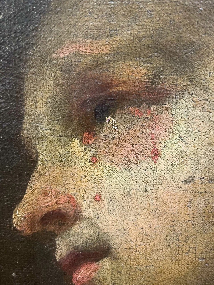 Female Figure With Tears Of Blood – Northern Italian School, Circa 1650–1680 -photo-4