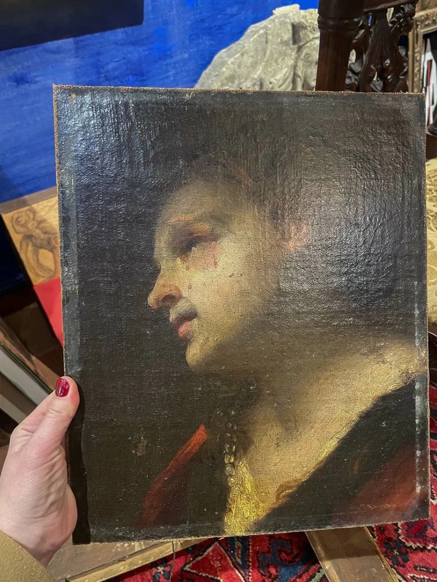 Female Figure With Tears Of Blood – Northern Italian School, Circa 1650–1680 -photo-8