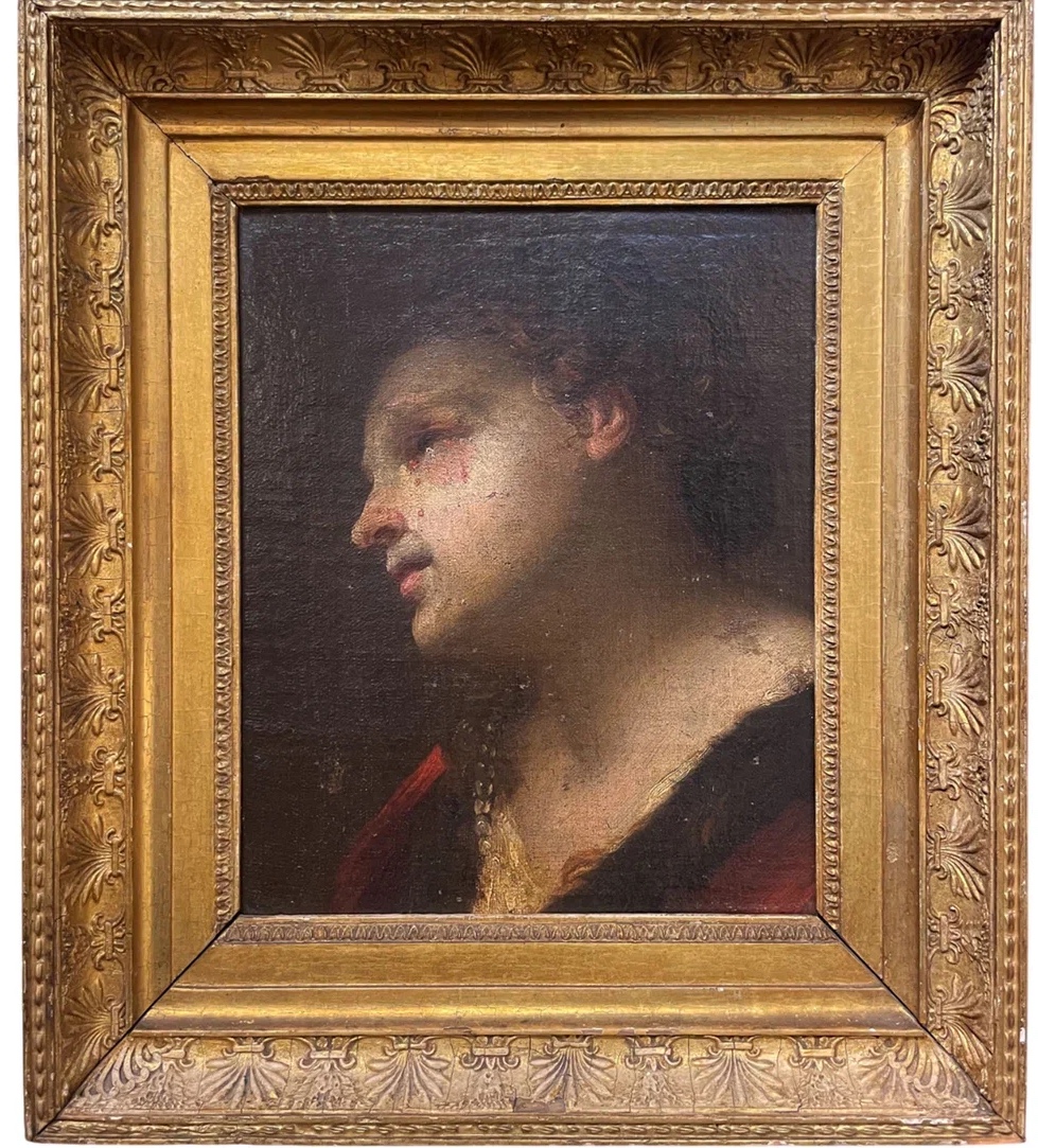 Female Figure With Tears Of Blood – Northern Italian School, Circa 1650–1680 