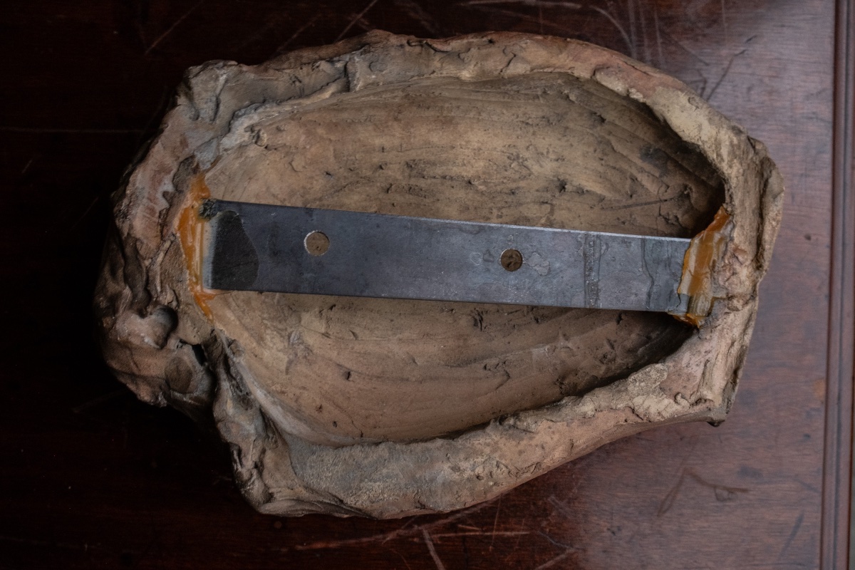 Giorgio Rossi (1892–1963), Tête asymétrique d’homme en terre cuite, années 1930, h. 34 cm  -photo-1