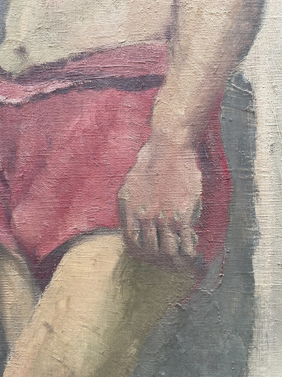 Étude de figure masculine École française Première moitié du XXe siècle, vers 1930–1940-photo-3