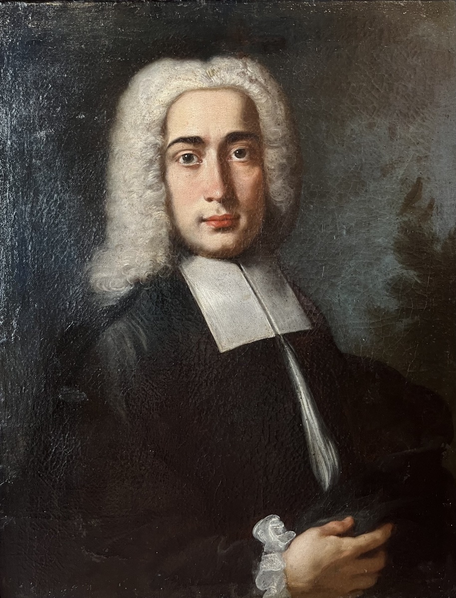 Portrait Of A Gentleman With Wig, Italian School, Early 18th Century-photo-3