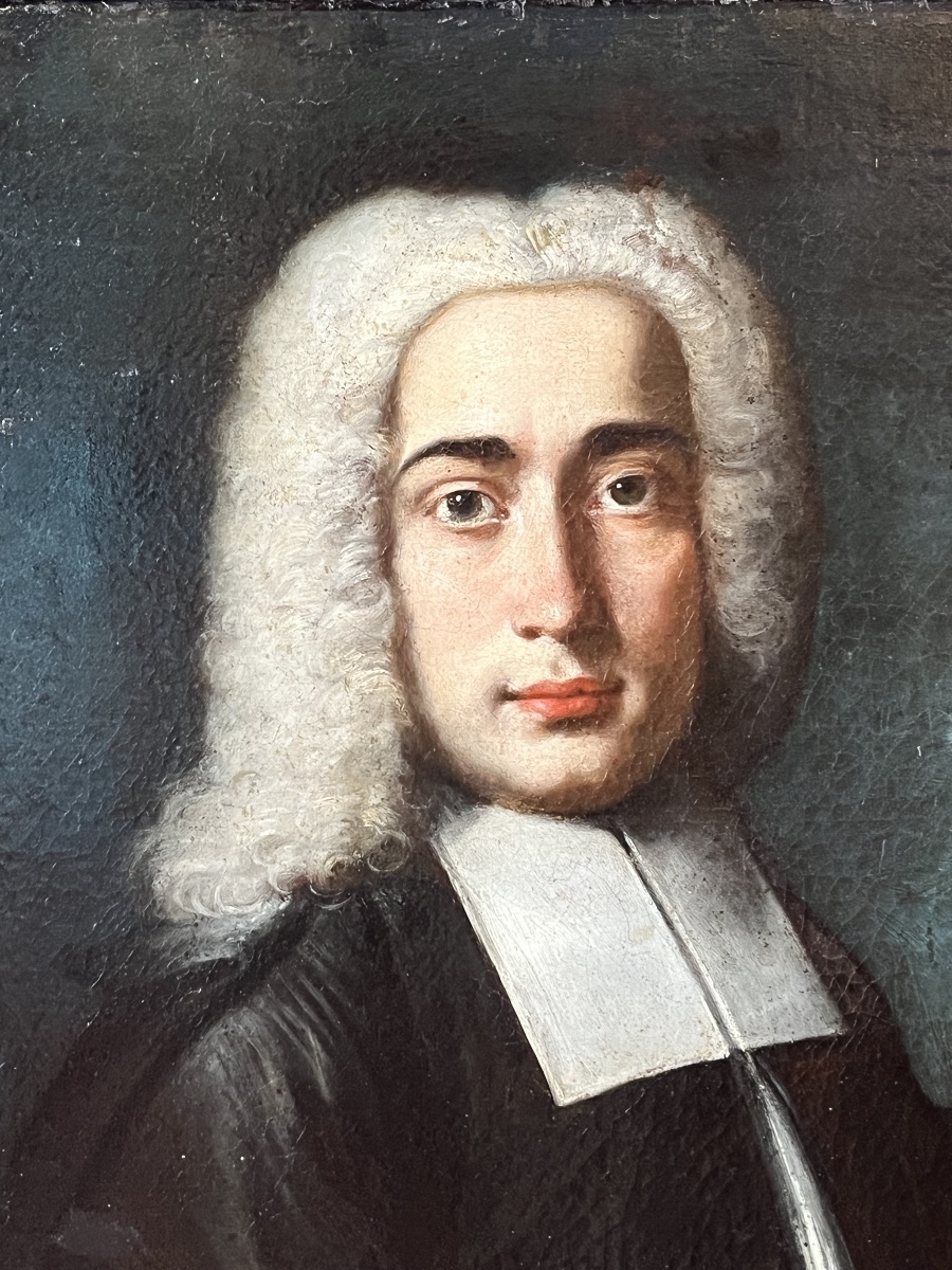 Portrait Of A Gentleman With Wig, Italian School, Early 18th Century-photo-4