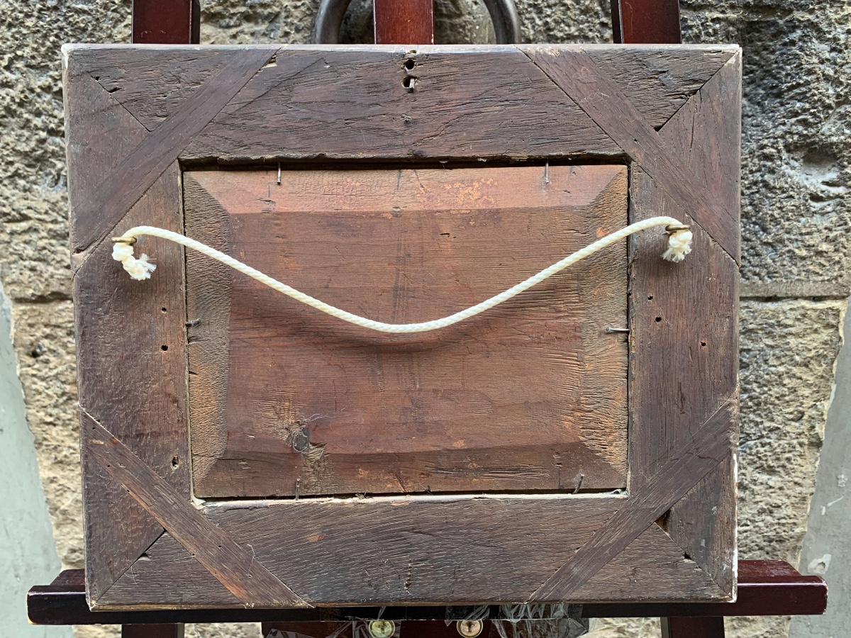 Paire de peintures sur cuivre, marche militaire avec cavalerie.Adam Frans van der Meulen, XVIIe-photo-4