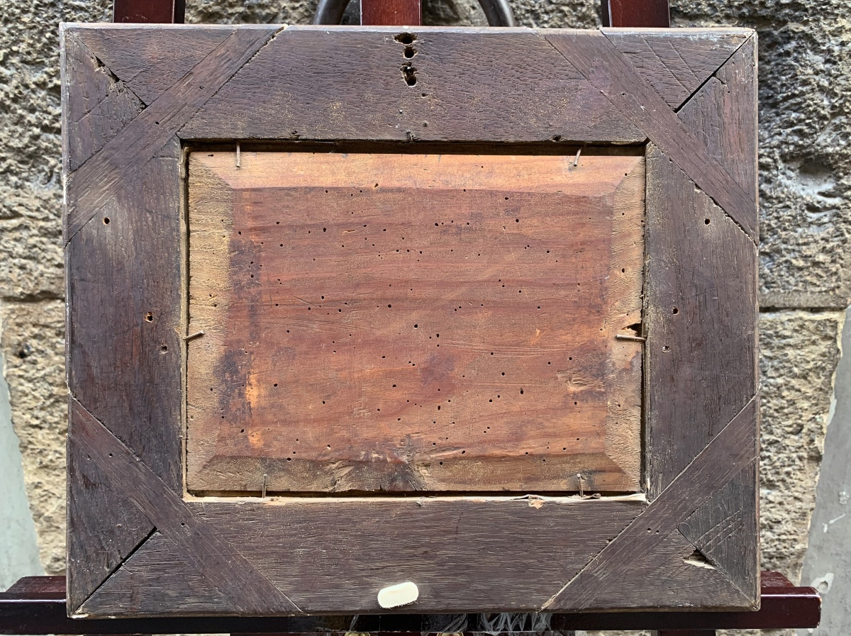 Paire de peintures sur cuivre, marche militaire avec cavalerie.Adam Frans van der Meulen, XVIIe-photo-1