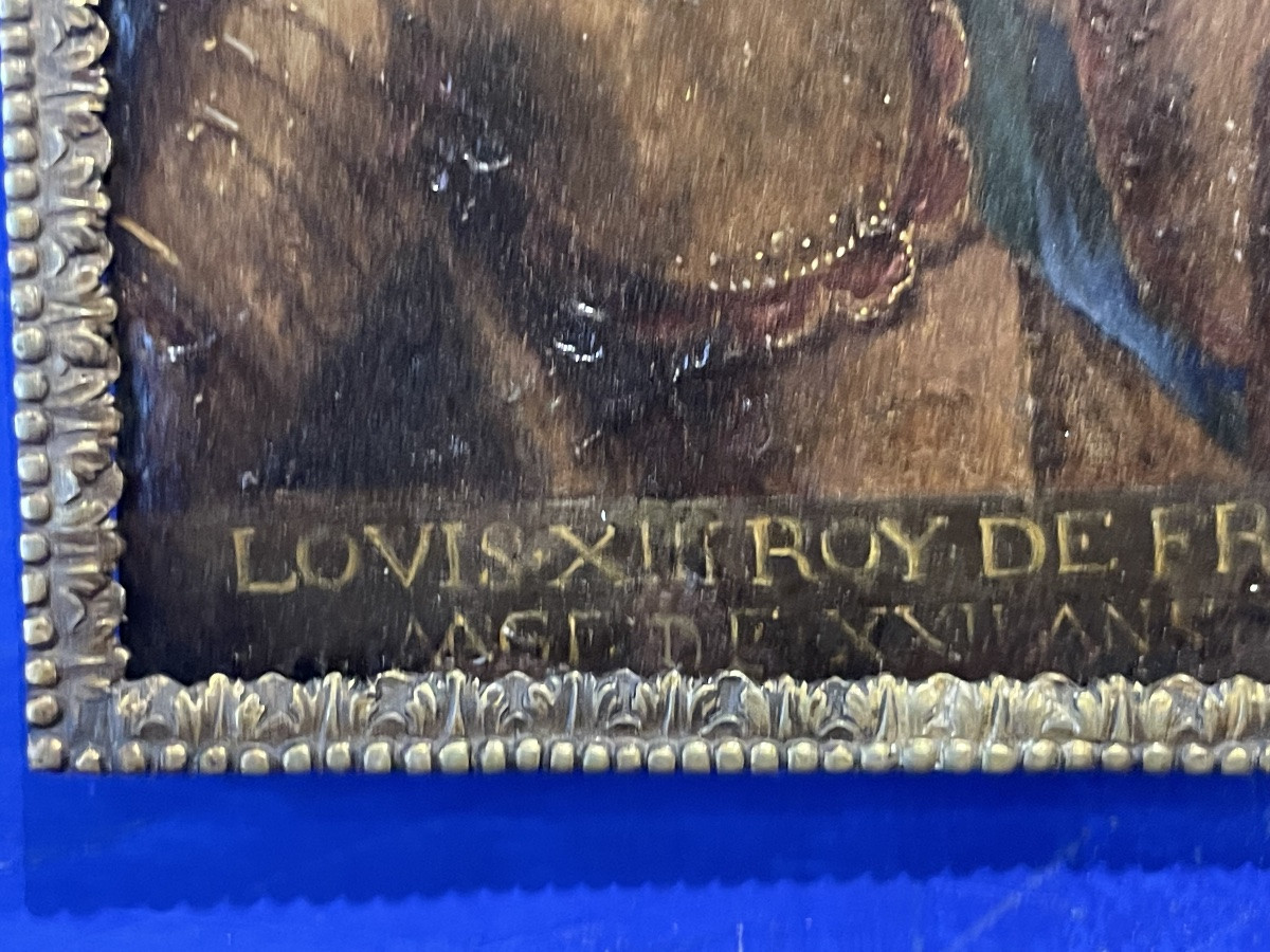 Portrait Of Louis XIII Of Bourbon, King Of France, Franco-flemish School, 17th Cent-photo-1