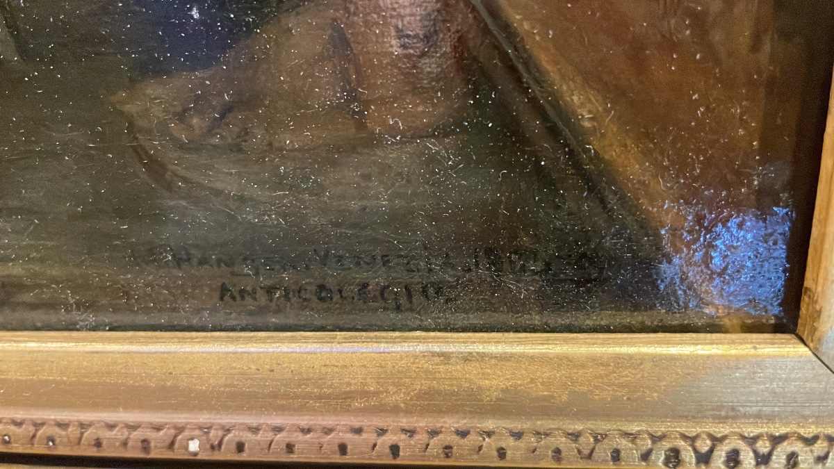 Palais des Doges à Venise, Anticollegio avec la cheminée de Sansovino, J. Th. Hansen, 1885-photo-3