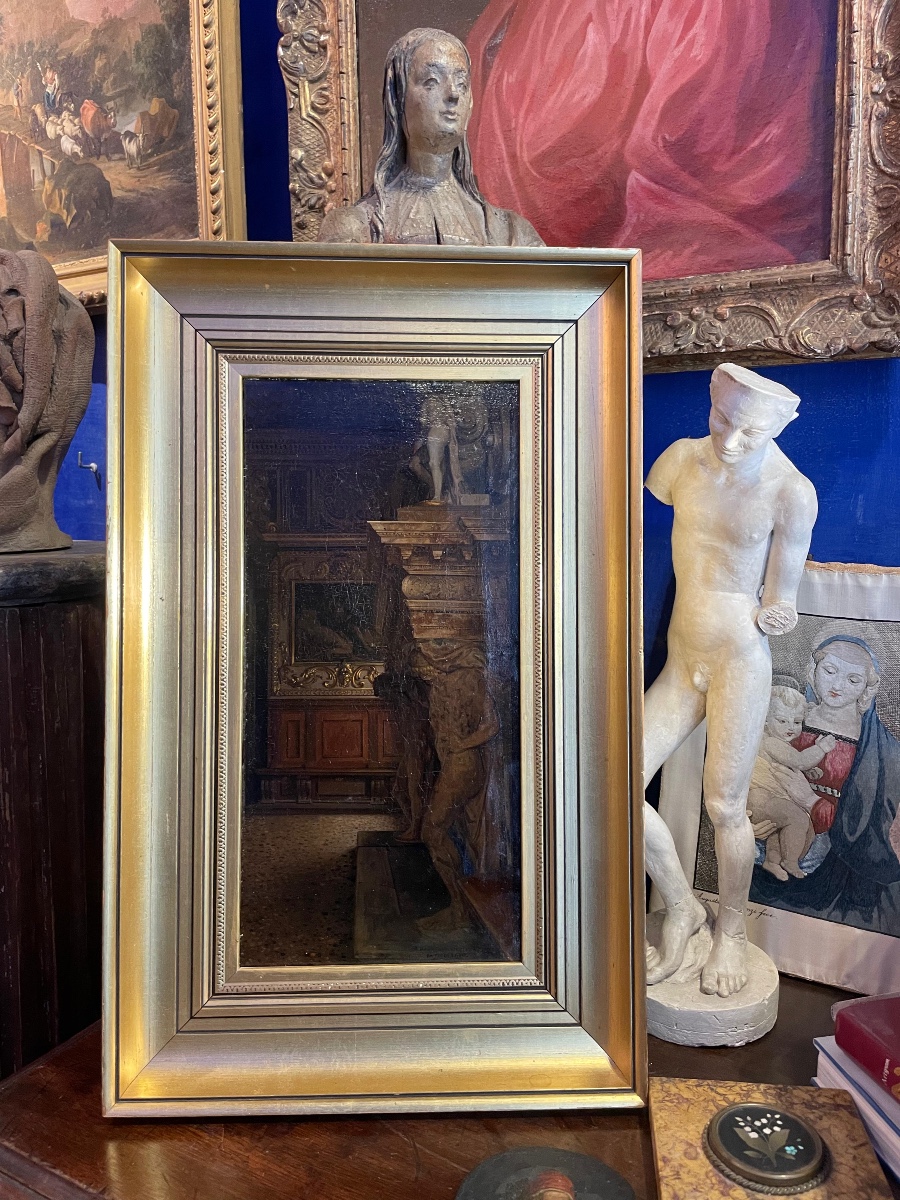 Palais des Doges à Venise, Anticollegio avec la cheminée de Sansovino, J. Th. Hansen, 1885-photo-4