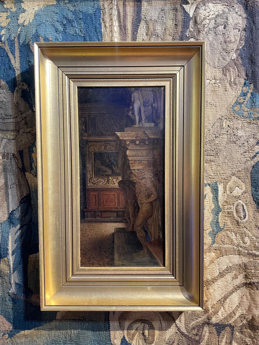 Palais des Doges à Venise, Anticollegio avec la cheminée de Sansovino, J. Th. Hansen, 1885-photo-4