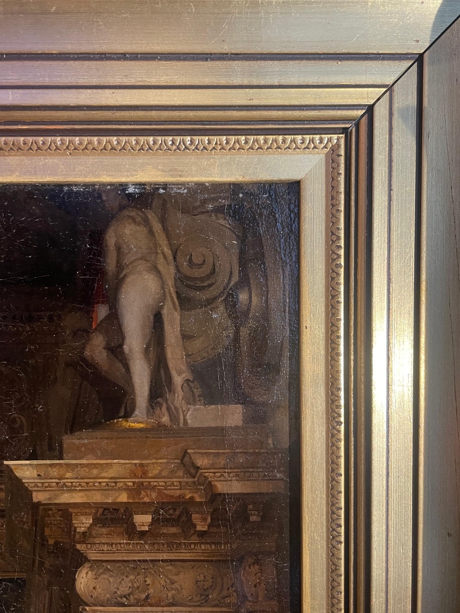 Palais des Doges à Venise, Anticollegio avec la cheminée de Sansovino, J. Th. Hansen, 1885-photo-8