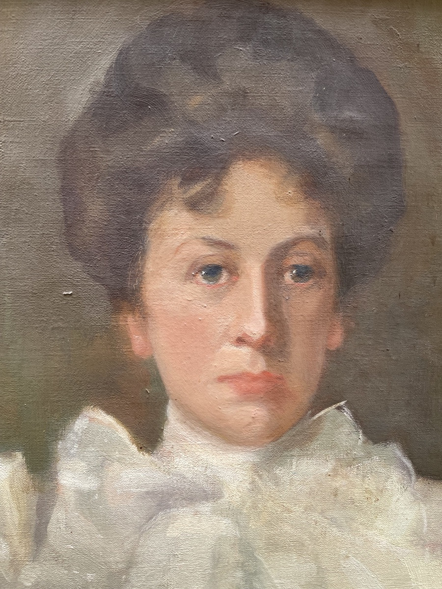 Portrait de l’épouse de l’explorateur arctique suédois Palander, 1901-photo-2