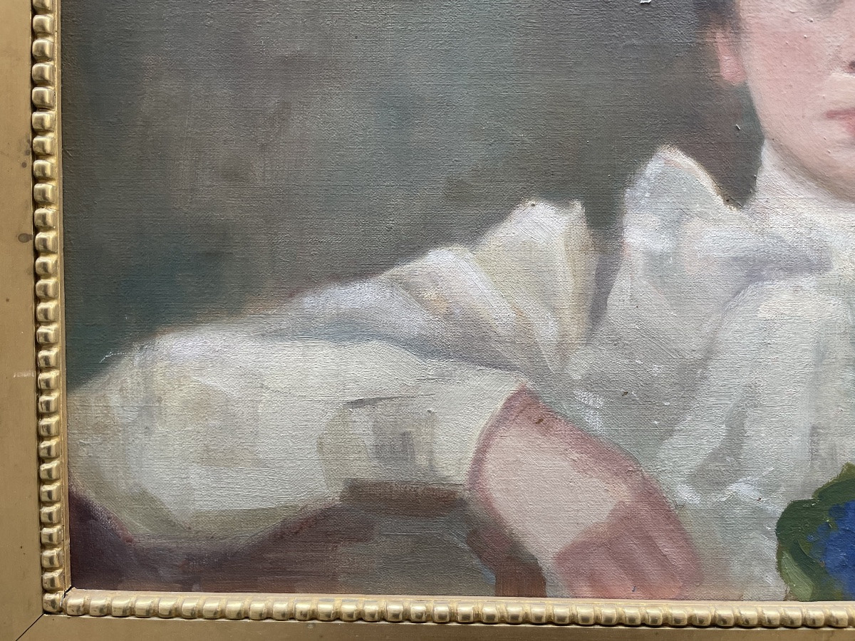 Portrait de l’épouse de l’explorateur arctique suédois Palander, 1901-photo-8