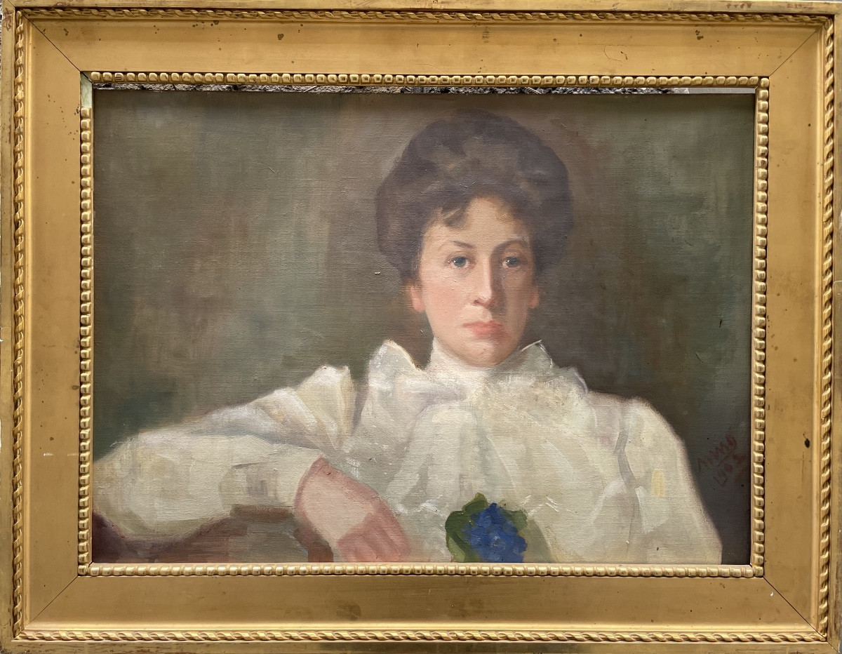 Portrait de l’épouse de l’explorateur arctique suédois Palander, 1901