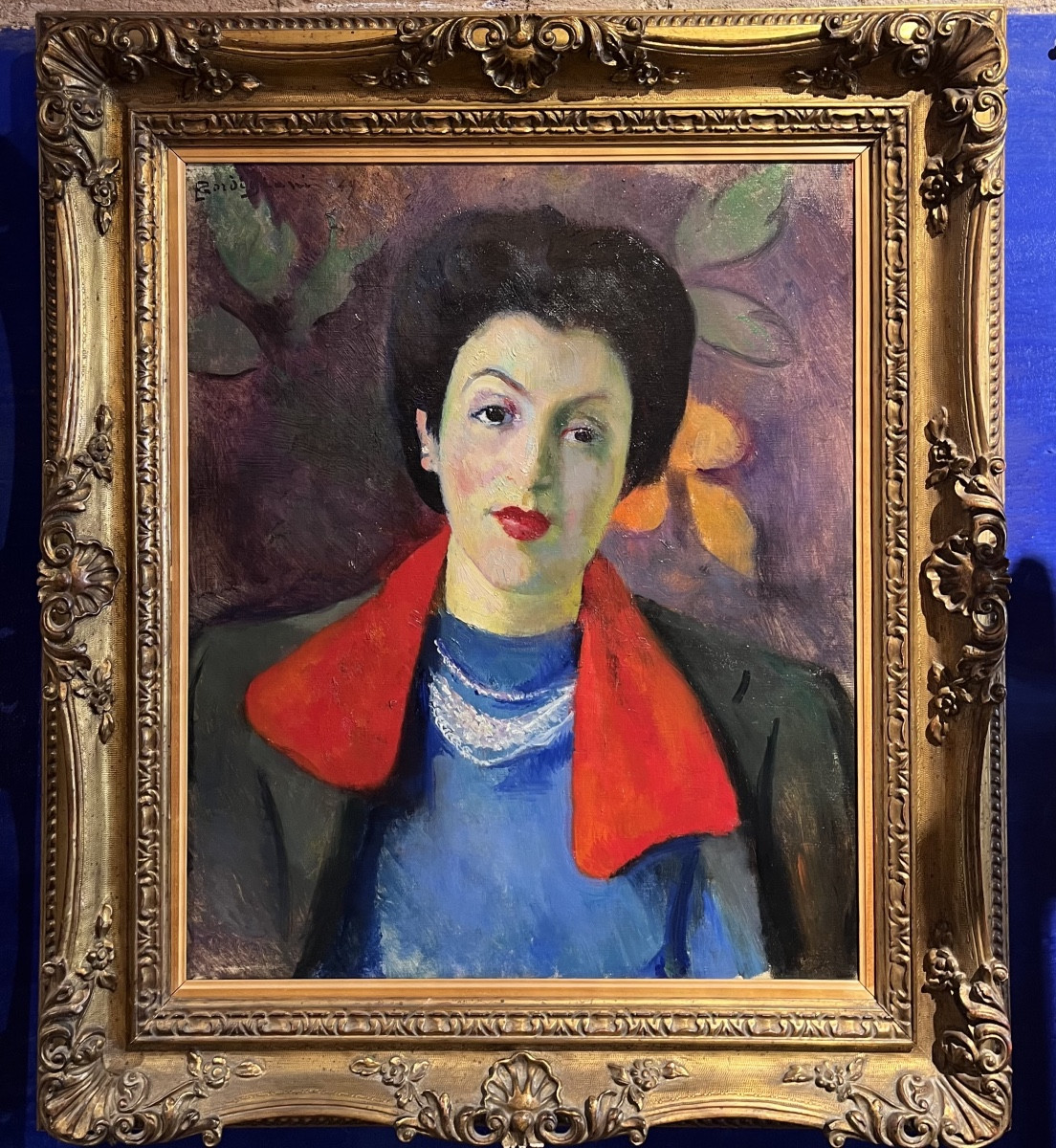 E. Gordigiani, Portrait Of Lina Bietoletti, Florence 1949, Oil On Canvas-photo-6