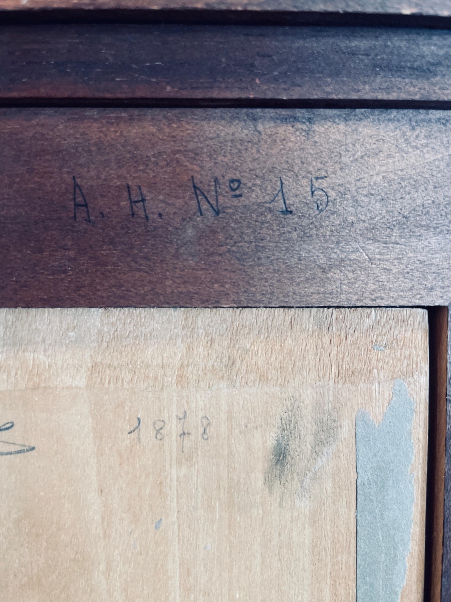 Alfonso Hollaender, Portrait Of An Oriental Man “giacomino”, Signed And Dated 1878-photo-6