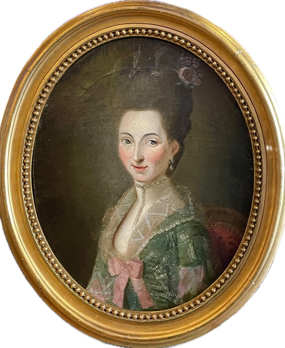 Portrait présumé de l’épouse du zoologiste danois Morten Thrane Brünnich, v. 1780