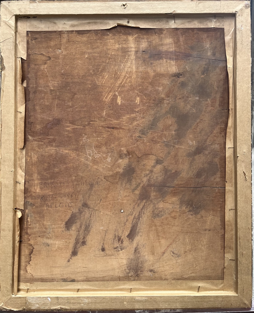 Jehan Frison (1882-1961) Malika, portrait marocain, période Fez-Bou Saâda, vers 1926-photo-1