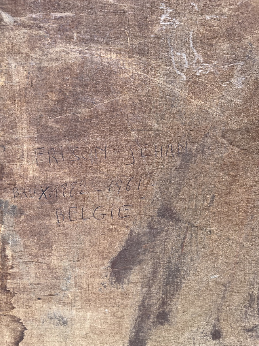 Jehan Frison (1882-1961) Malika, portrait marocain, période Fez-Bou Saâda, vers 1926-photo-2