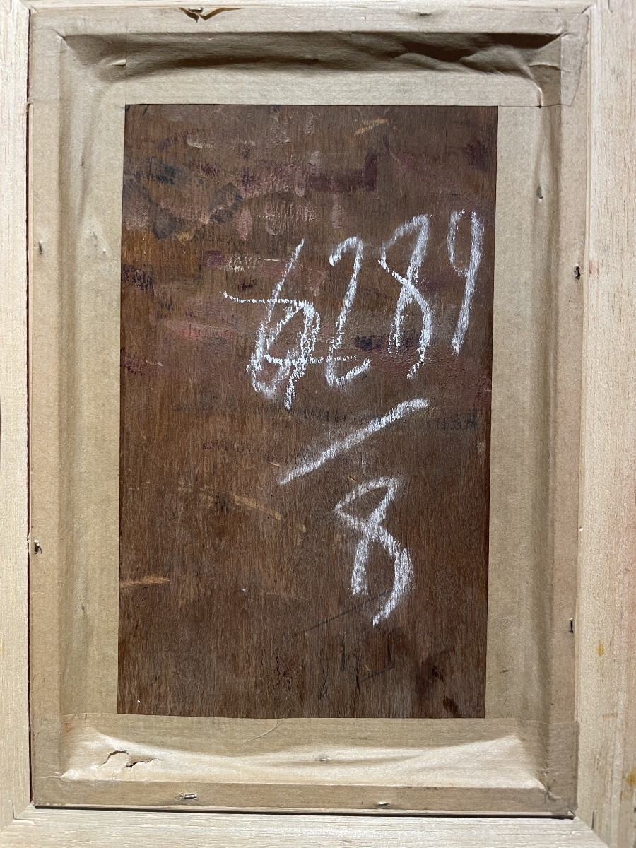 Pierre Alexandre Salles (1867-1915)  Young Oriental Woman. Signed.-photo-4