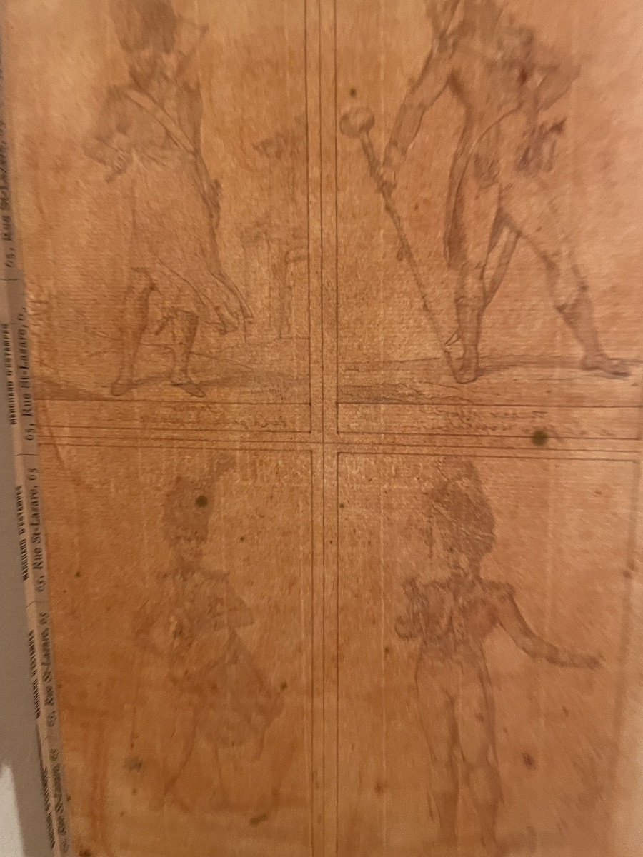 French School, Early 19th Century Four Studies Of Soldiers From The French Imperial Guard -photo-1