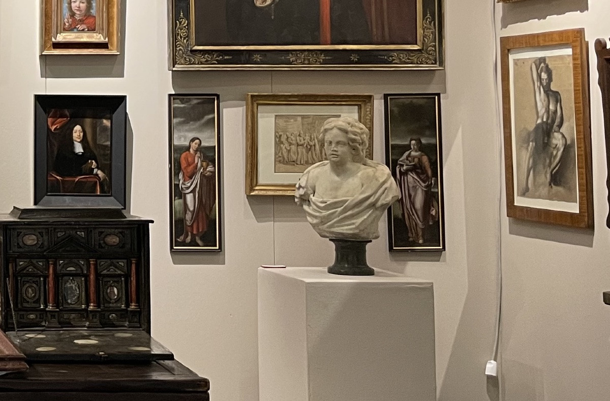 Sainte Catherine et Saint Jean, deux volets de polyptyque, école flamande, XVIe siècle  -photo-6