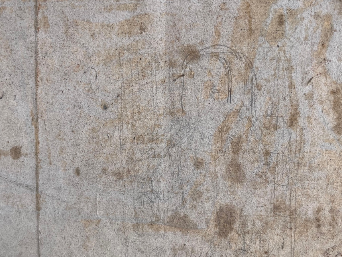 Ecce Homo. Christ devant Pilate, dessin lavis, fin XVIIIe – début XIXe siècle . -photo-3