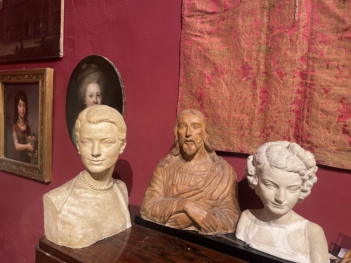 Grace Kelly Plaster Bust, Louis Botinelly, Marseille, Art Deco, 1957 Circa. H Cm50-photo-2