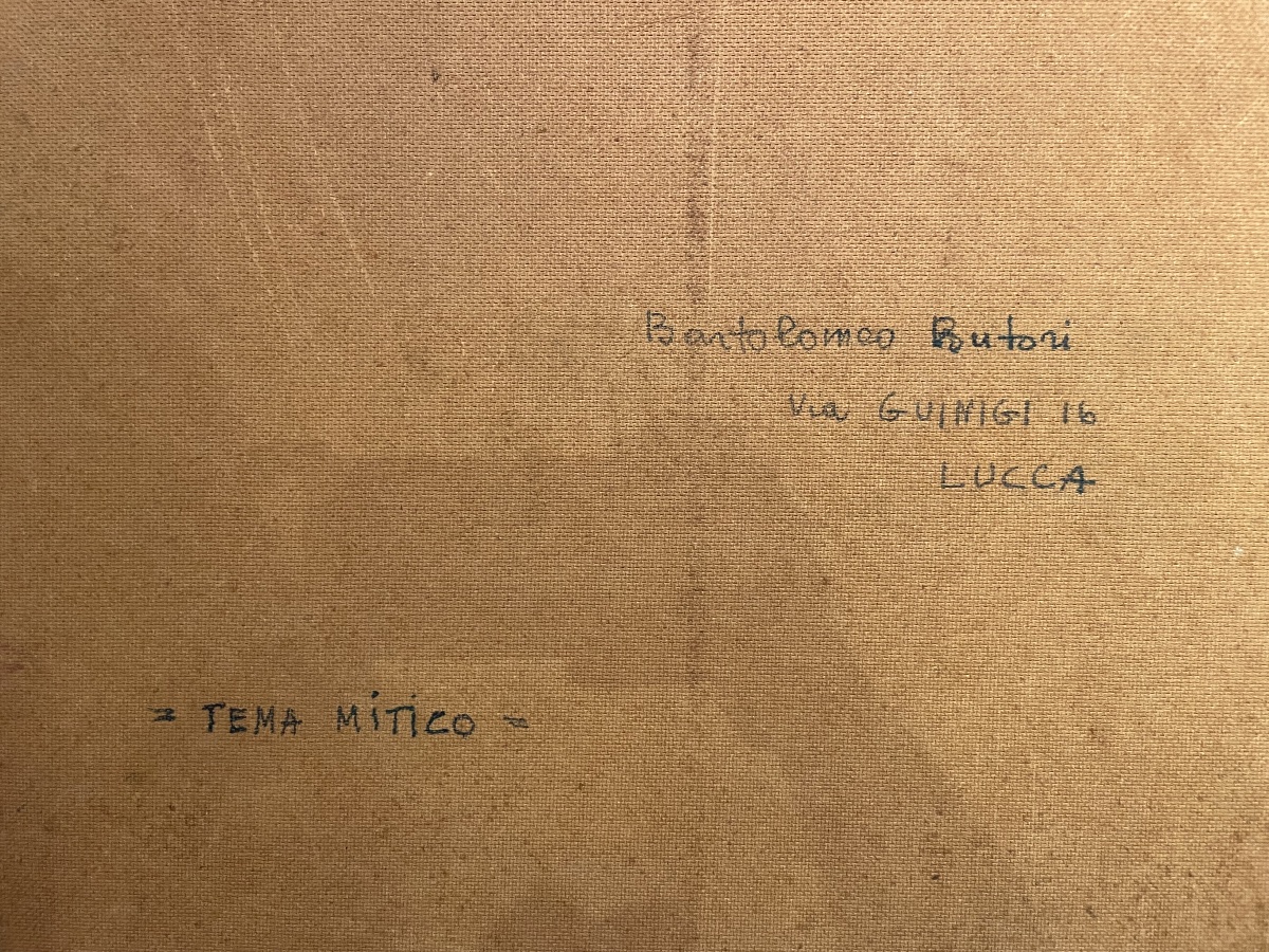 Bartolomeo Butori, Lucca, Mythological Scene With A Dragon, Dated 1950  -photo-2