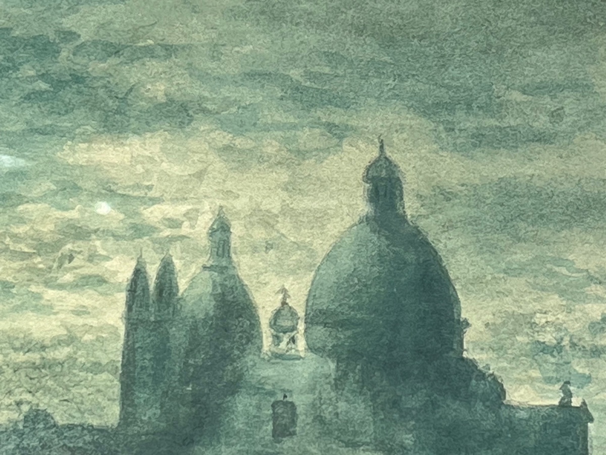Venice, View Of The Lagoon With Santa Maria Della Salute And Sailing Ships, Pierre Leconte (1894–1946)-photo-2
