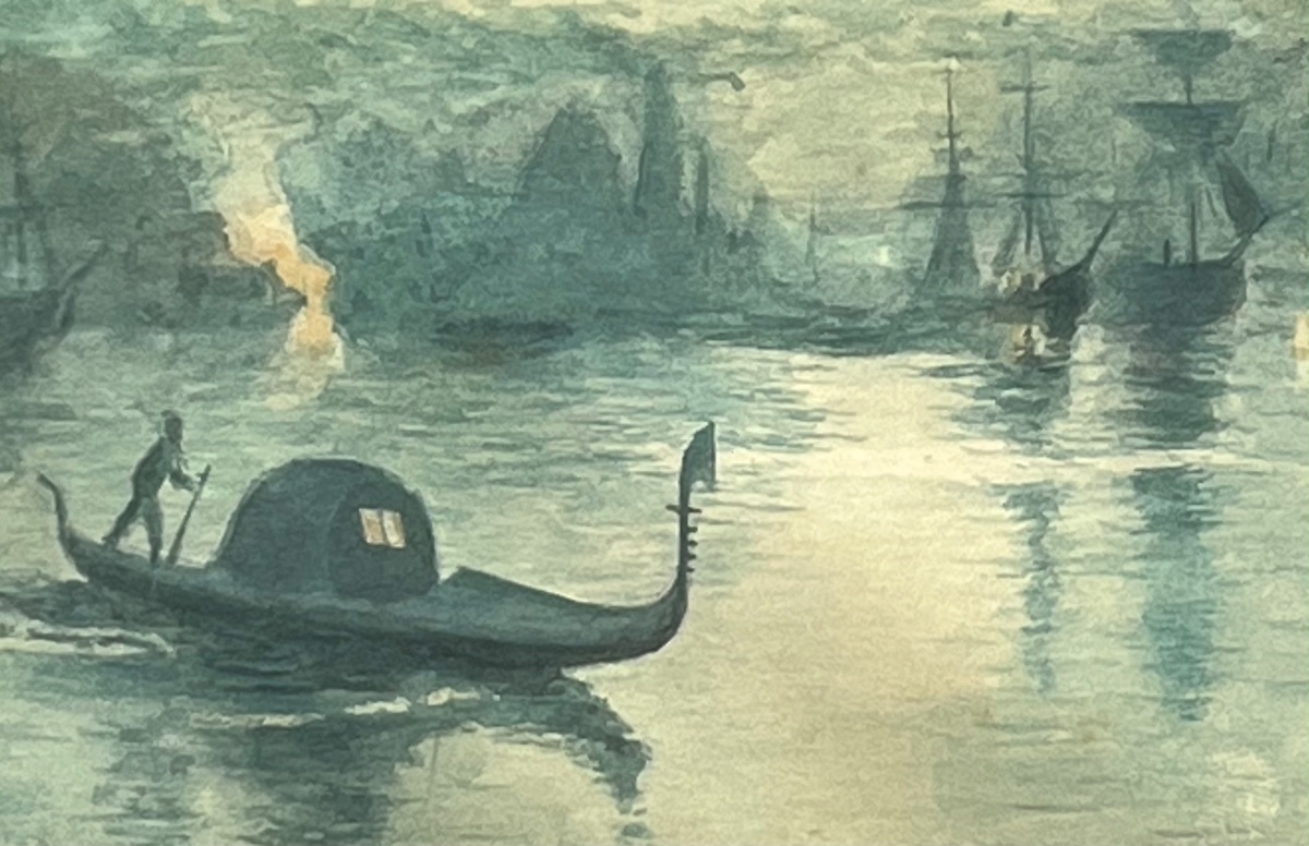 Venice, View Of The Lagoon With Santa Maria Della Salute And Sailing Ships, Pierre Leconte (1894–1946)-photo-4