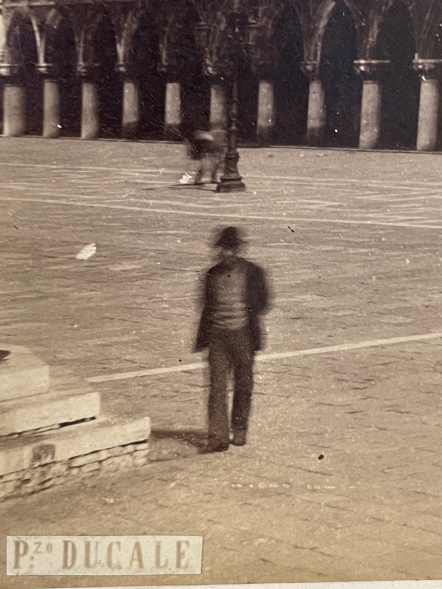 Venice, Doge’s Palace — Albumen Photograph By P. Salviati, Piazzetta San Marco, C. 1880-photo-2