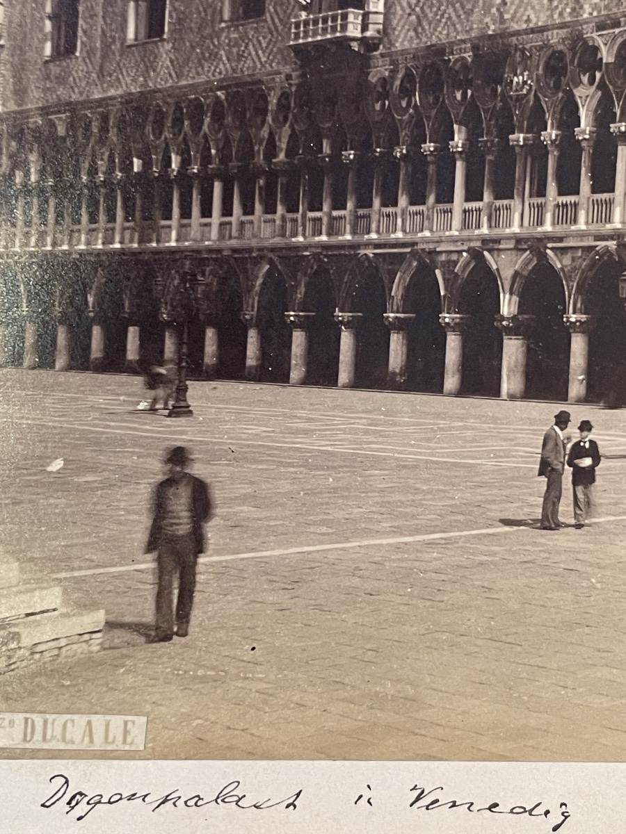 Venice, Doge’s Palace — Albumen Photograph By P. Salviati, Piazzetta San Marco, C. 1880-photo-8